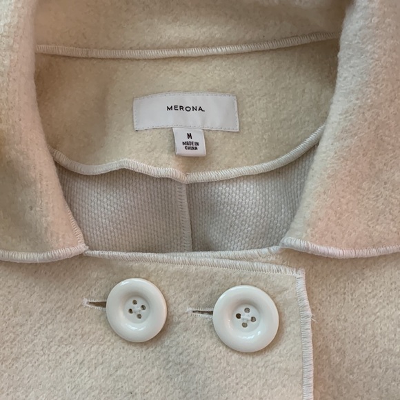 MERONA IVORY WAISTLINE DOUBLE BREASTED JACKET - Picture 7 of 16